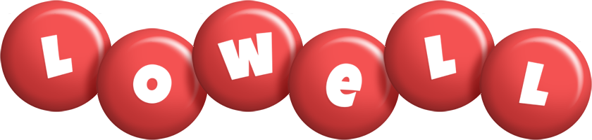 Lowell candy-red logo