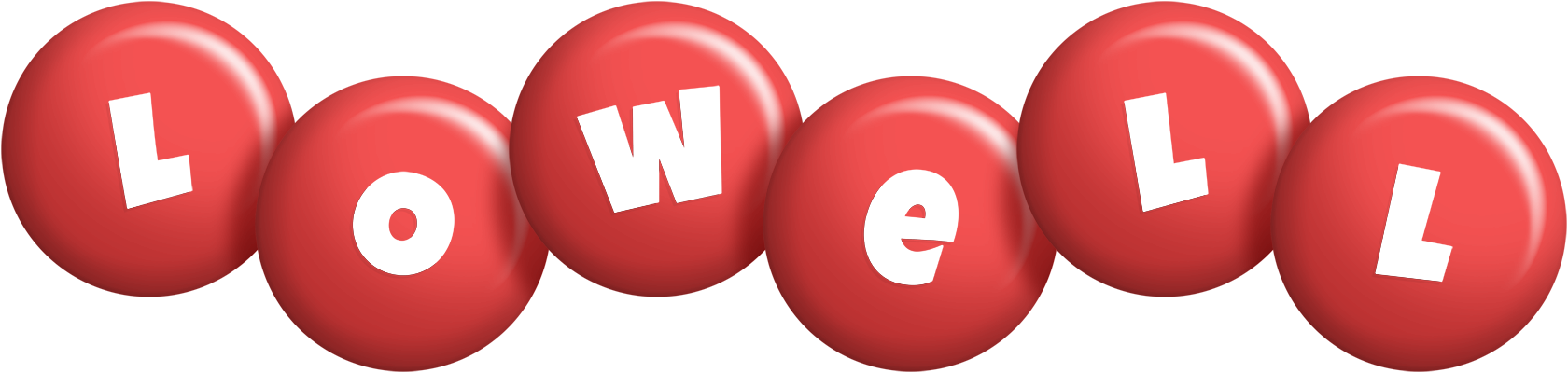 Lowell candy-red logo