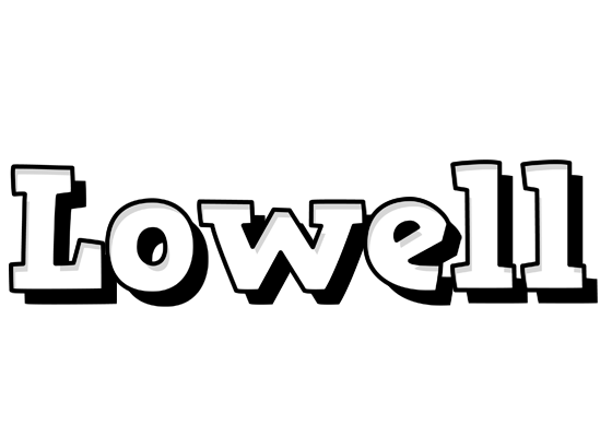 Lowell snowing logo