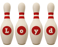 Loyd bowling-pin logo