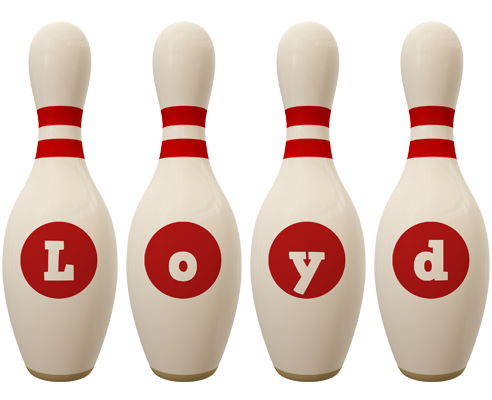 Loyd bowling-pin logo