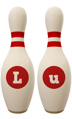 Lu bowling-pin logo