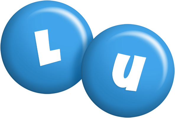 Lu candy-blue logo