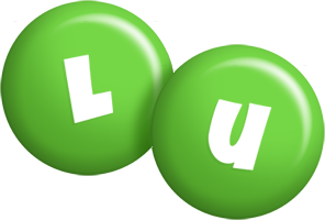 Lu candy-green logo