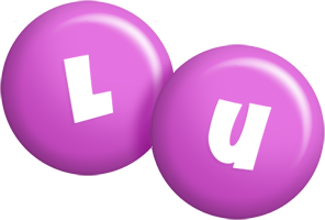 Lu candy-purple logo