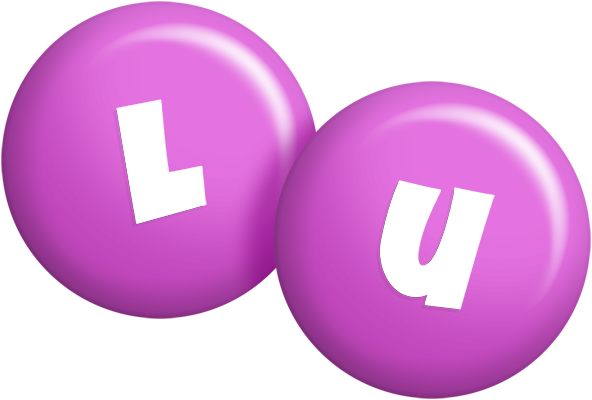 Lu candy-purple logo