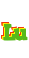 Lu crocodile logo