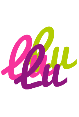 Lu flowers logo