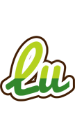 Lu golfing logo