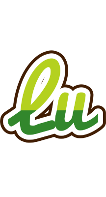 Lu golfing logo