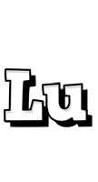 Lu snowing logo