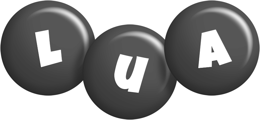 Lua candy-black logo