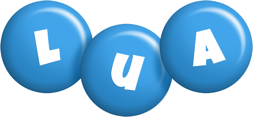 Lua candy-blue logo