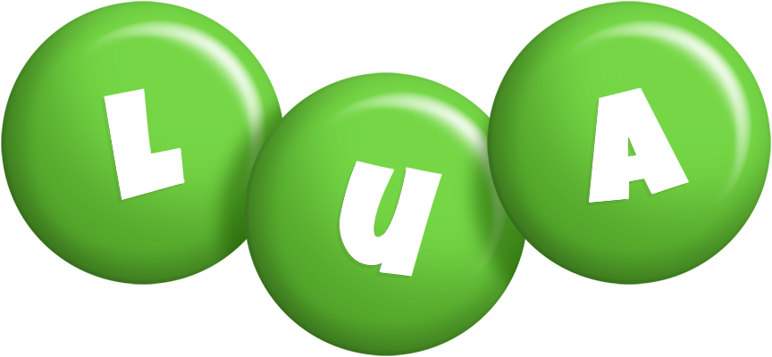 Lua candy-green logo