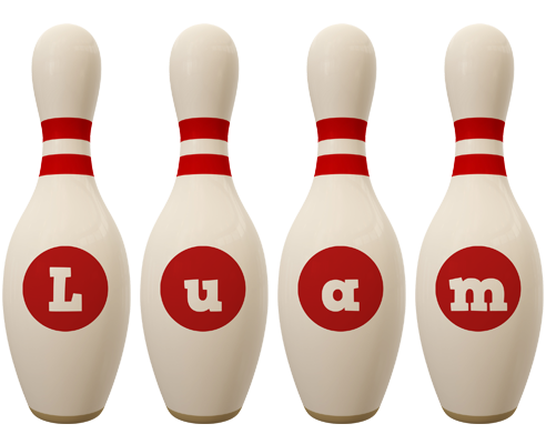 Luam bowling-pin logo