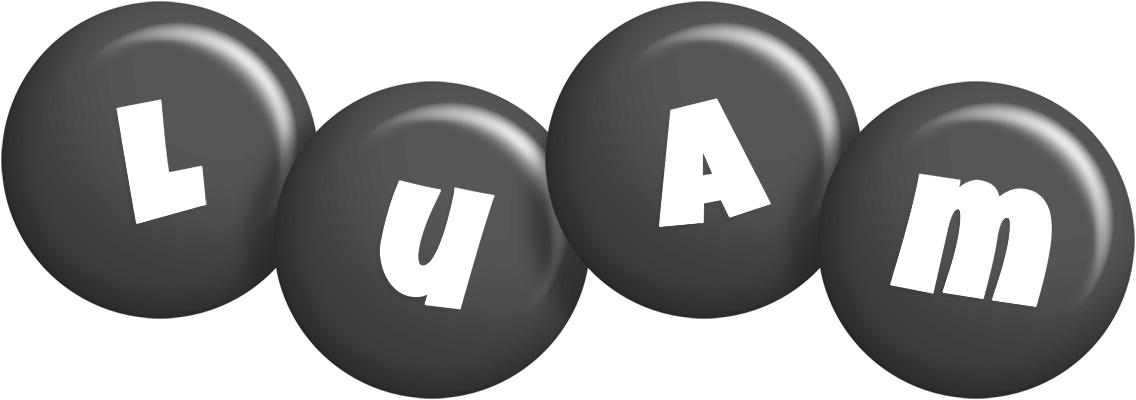 Luam candy-black logo