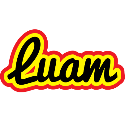 Luam flaming logo