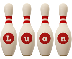 Luan bowling-pin logo