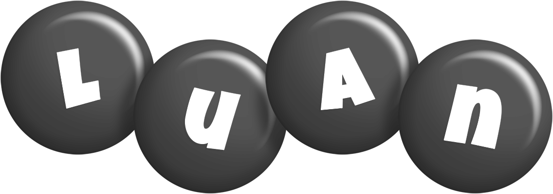 Luan candy-black logo