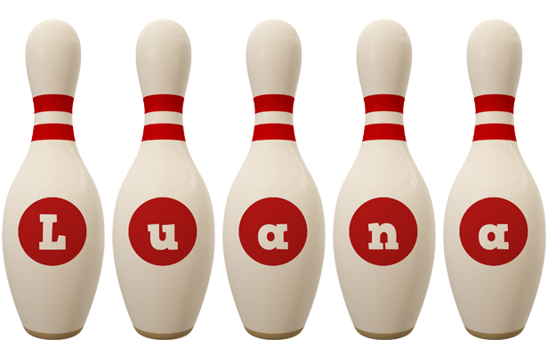 Luana bowling-pin logo