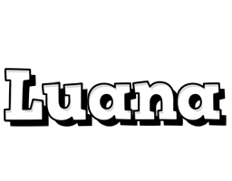 Luana snowing logo