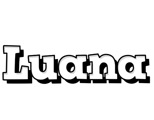 Luana snowing logo