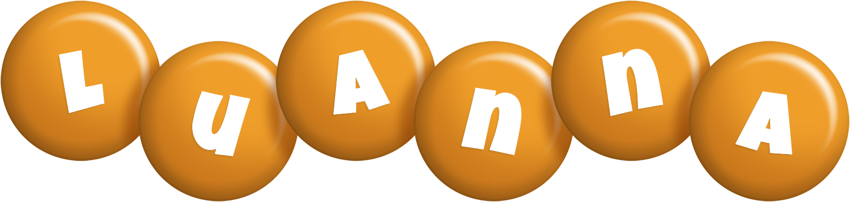 Luanna candy-orange logo