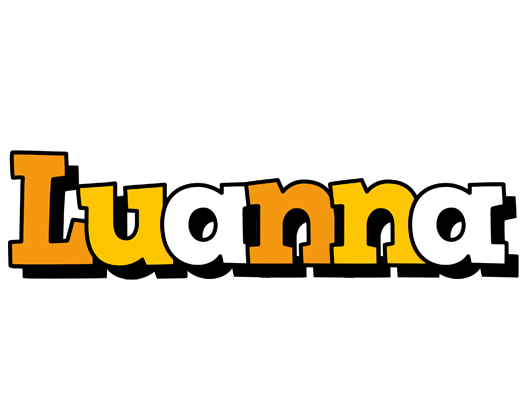 Luanna cartoon logo