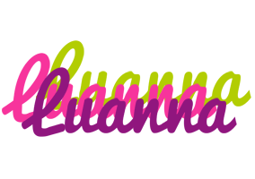 Luanna flowers logo