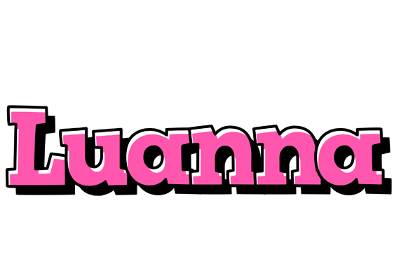 Luanna girlish logo