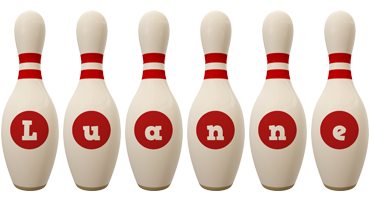 Luanne bowling-pin logo