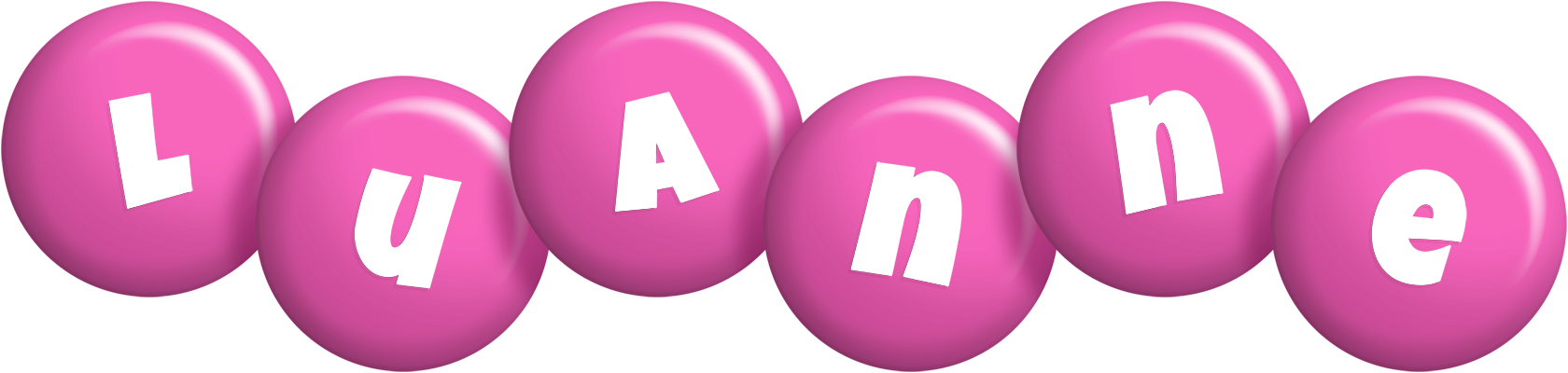 Luanne candy-pink logo