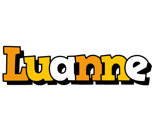 Luanne cartoon logo
