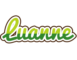 Luanne golfing logo