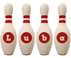 Luba bowling-pin logo