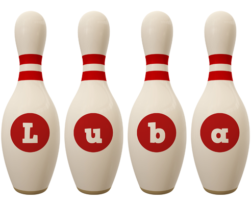 Luba bowling-pin logo