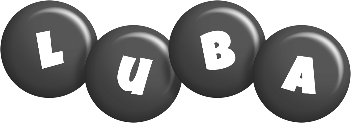 Luba candy-black logo