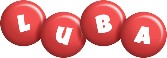 Luba candy-red logo
