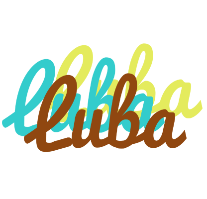 Luba cupcake logo