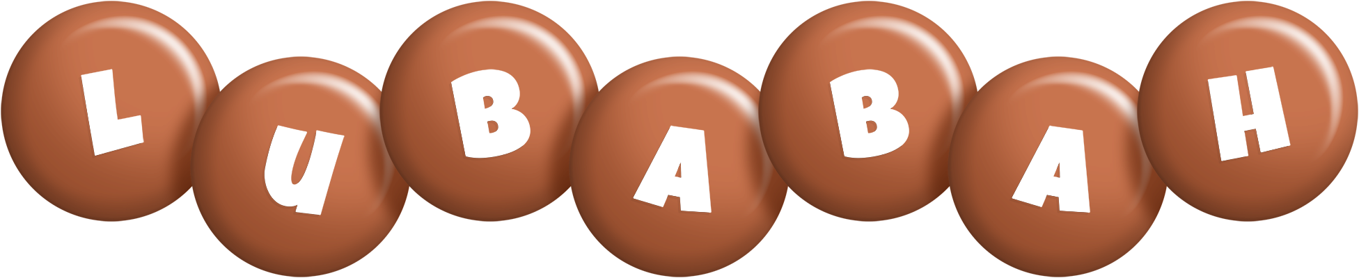 Lubabah candy-brown logo