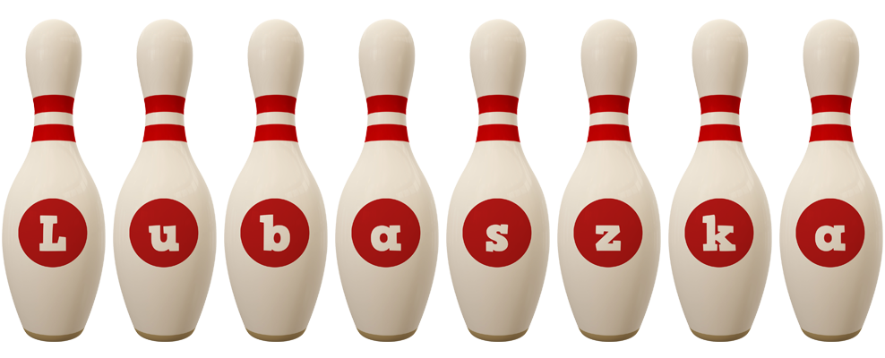 Lubaszka bowling-pin logo