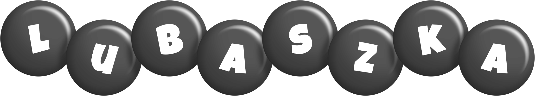 Lubaszka candy-black logo