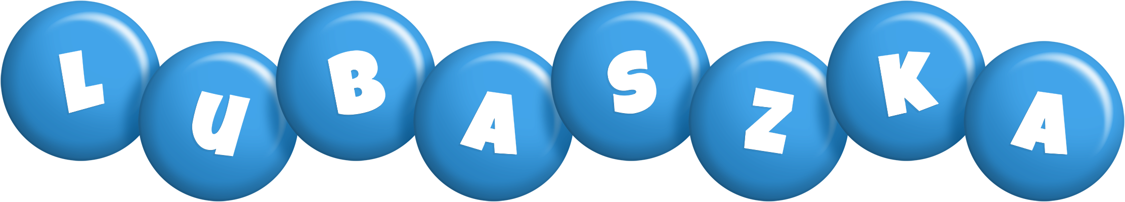 Lubaszka candy-blue logo