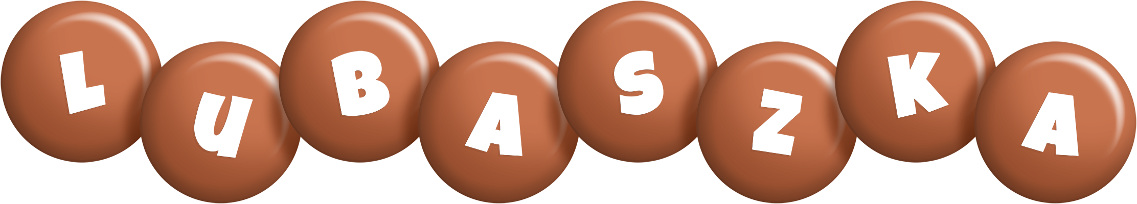 Lubaszka candy-brown logo