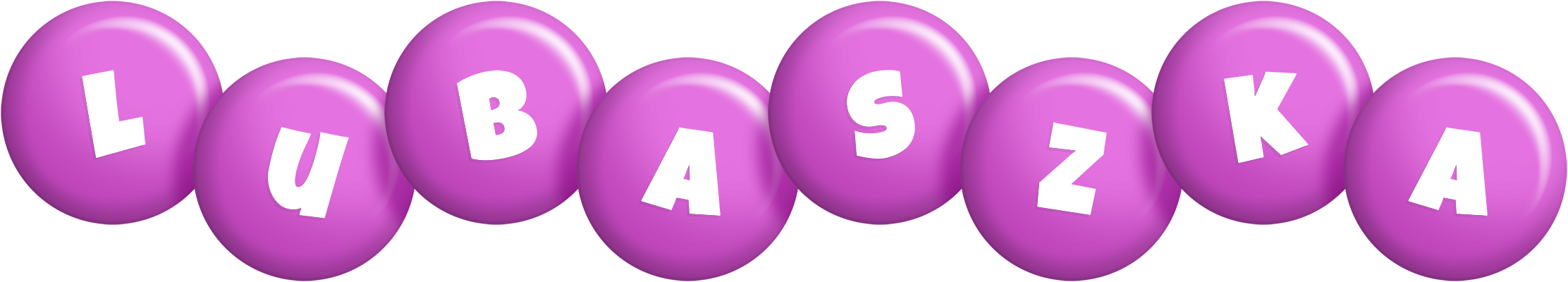 Lubaszka candy-purple logo