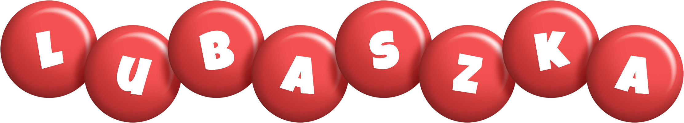 Lubaszka candy-red logo