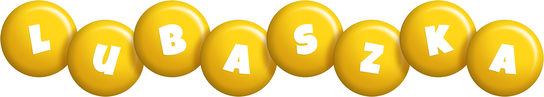 Lubaszka candy-yellow logo