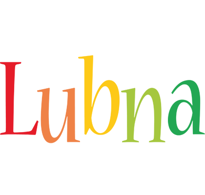 Lubna birthday logo