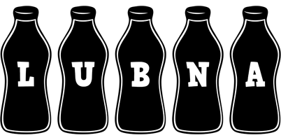 Lubna bottle logo