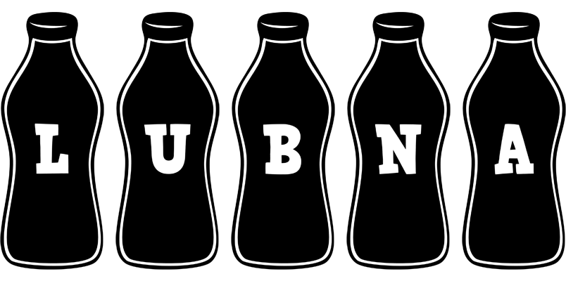 Lubna bottle logo
